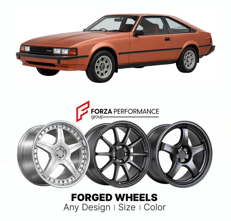CUSTOM CLASSIC VINTAGE RESTOMOD RETRO OLD SCHOOL FORGED WHEELS RIMS for TOYOTA CELICA SUPRA A40 A50 1978 - 1981