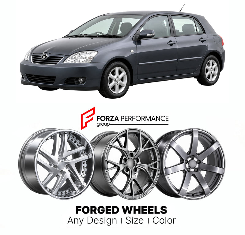 FORGED WHEELS RIMS for TOYOTA COROLLA E120 E130 FACELIFT 2005 - 2007