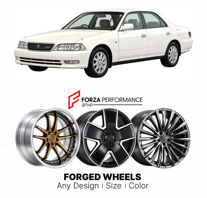CUSTOM CLASSIC VINTAGE RESTOMOD RETRO OLD SCHOOL FORGED WHEELS RIMS for TOYOTA CRESTA X100 1996 - 2001
