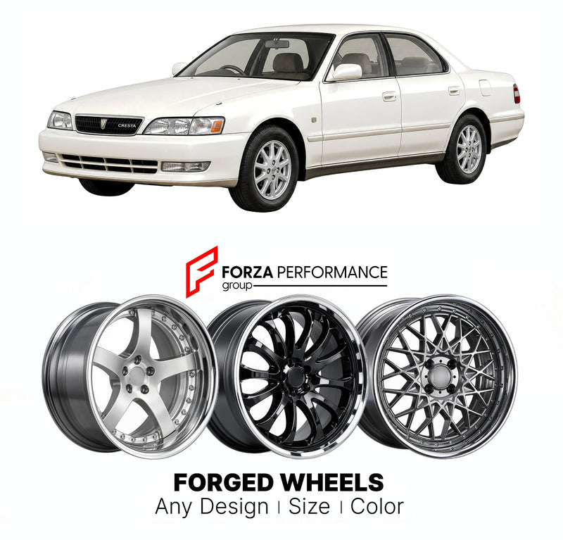 CUSTOM CLASSIC VINTAGE RESTOMOD RETRO OLD SCHOOL FORGED WHEELS RIMS for TOYOTA CRESTA X90 1992 - 1996