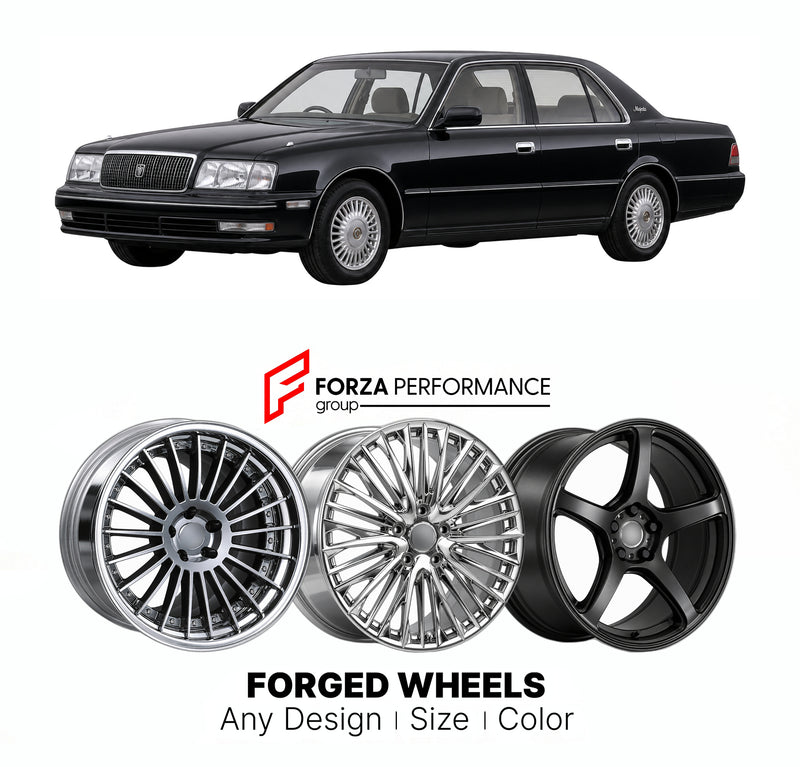 CUSTOM CLASSIC VINTAGE RESTOMOD RETRO OLD SCHOOL FORGED WHEELS RIMS for TOYOTA CROWN MAJESTA S140 1991 - 1995