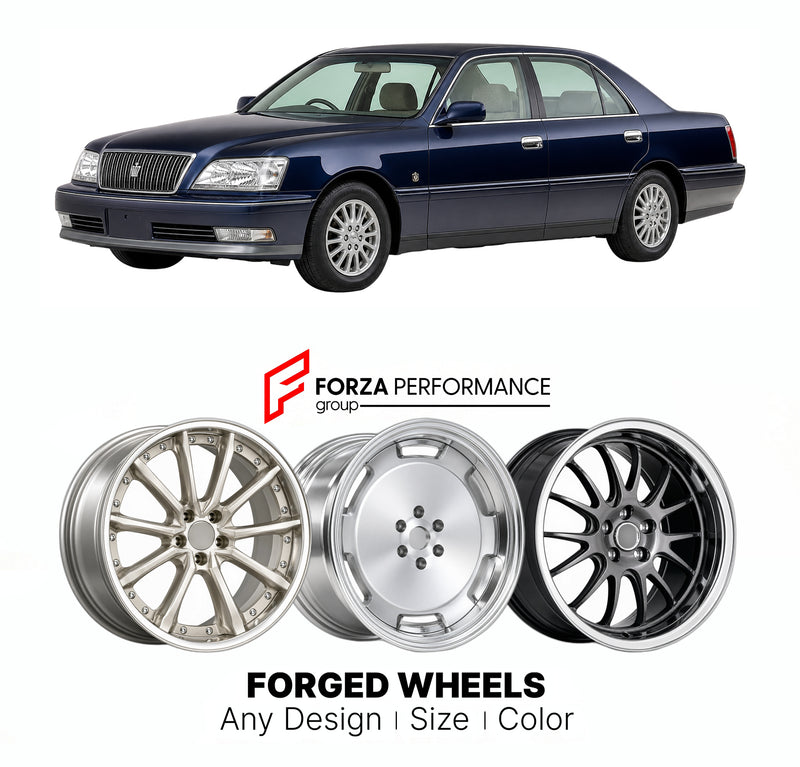 CUSTOM CLASSIC VINTAGE RESTOMOD RETRO OLD SCHOOL FORGED WHEELS RIMS for TOYOTA CROWN MAJESTA S150 1995 - 1999