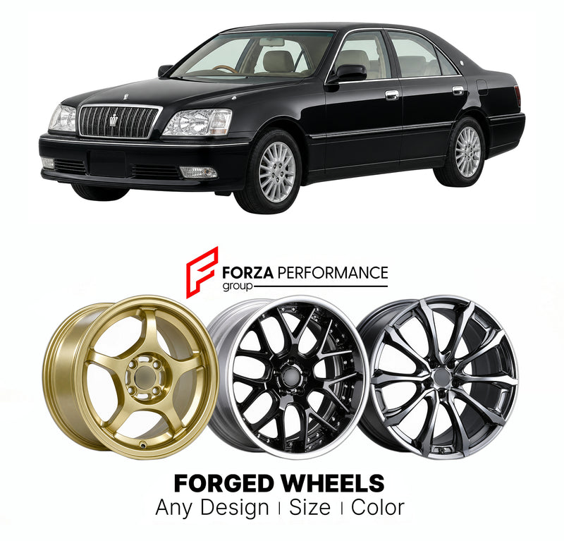CUSTOM CLASSIC VINTAGE RESTOMOD RETRO OLD SCHOOL FORGED WHEELS RIMS for TOYOTA CROWN MAJESTA S170 1999 - 2004