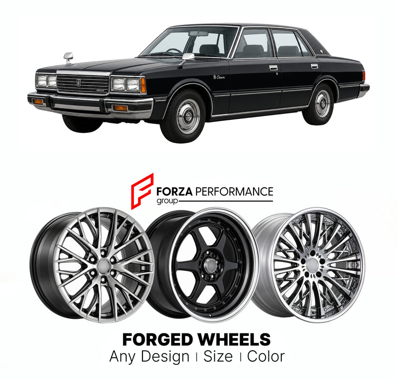 CUSTOM CLASSIC VINTAGE RESTOMOD RETRO OLD SCHOOL FORGED WHEELS RIMS for TOYOTA CROWN S110 1979 - 1983
