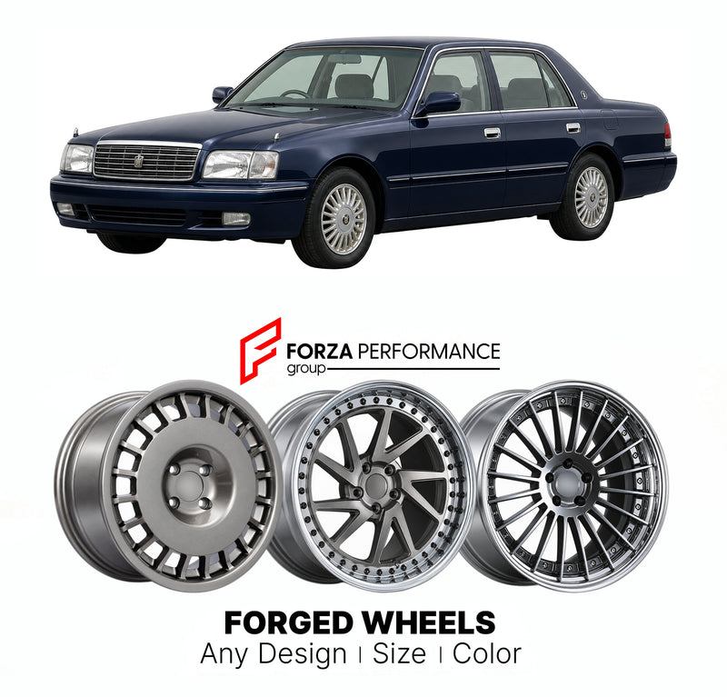 CUSTOM CLASSIC VINTAGE RESTOMOD RETRO OLD SCHOOL FORGED WHEELS RIMS for TOYOTA CROWN S150 1995 - 1999