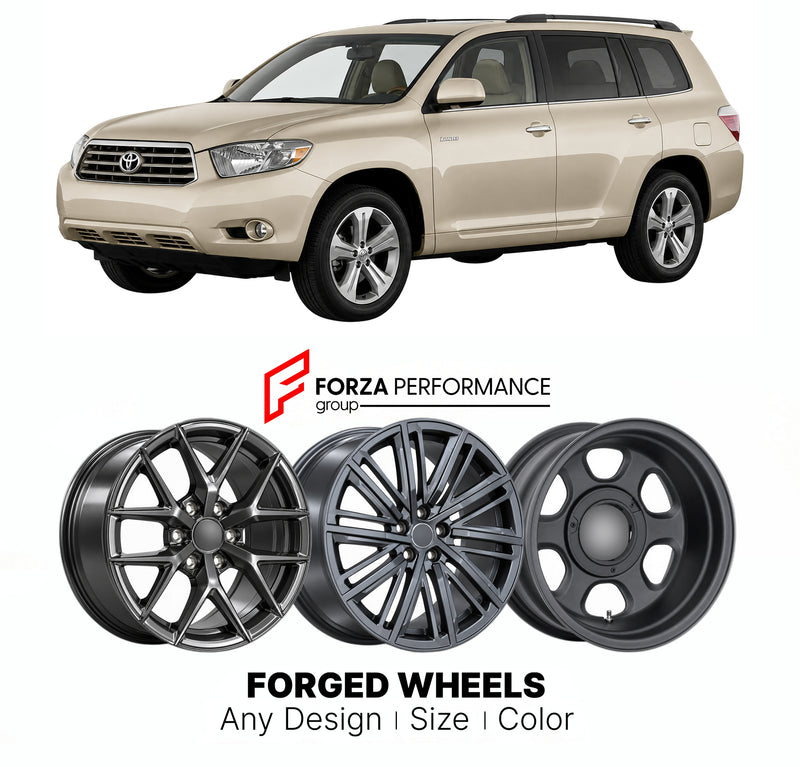 FORGED WHEELS RIMS for TOYOTA HIGHLANDER KLUGER XU40 2007 - 2010