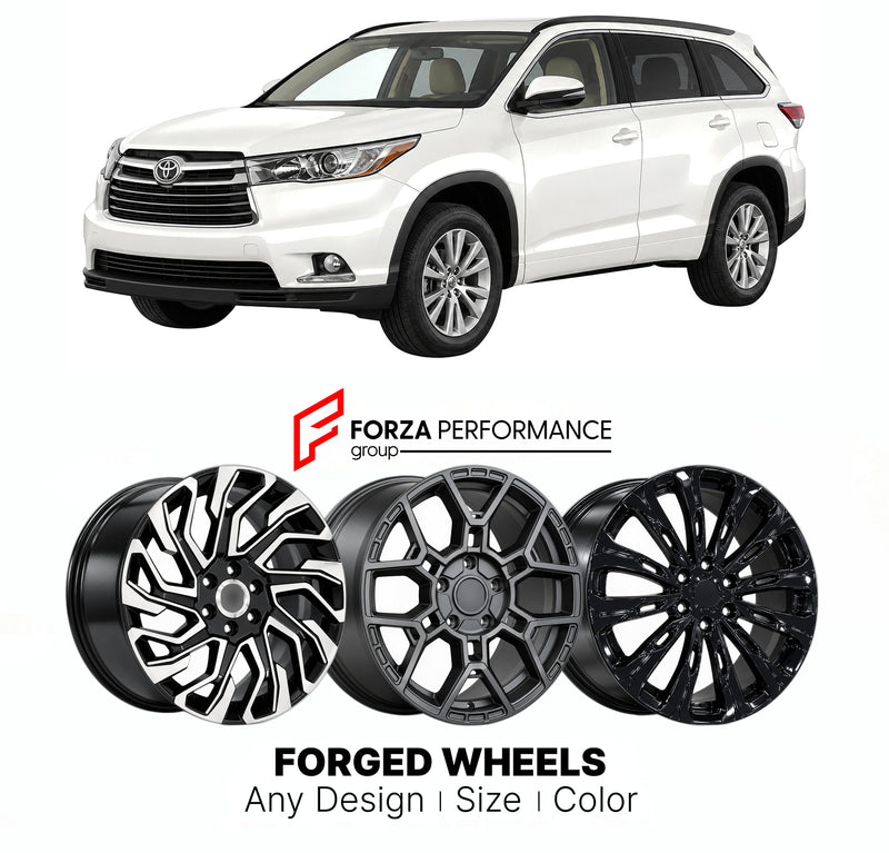 FORGED WHEELS RIMS for TOYOTA HIGHLANDER KLUGER XU50 2013 - 2016