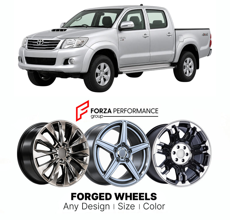 FORGED WHEELS RIMS for TOYOTA HILUX AN10 AN20 AN30 FACELIFT 2012 - 2015
