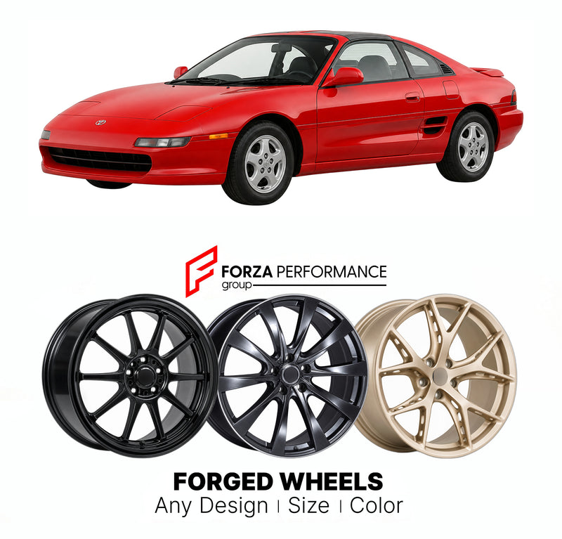 CUSTOM CLASSIC VINTAGE RESTOMOD RETRO OLD SCHOOL FORGED WHEELS RIMS for TOYOTA MR2 SW20 1989 - 1999