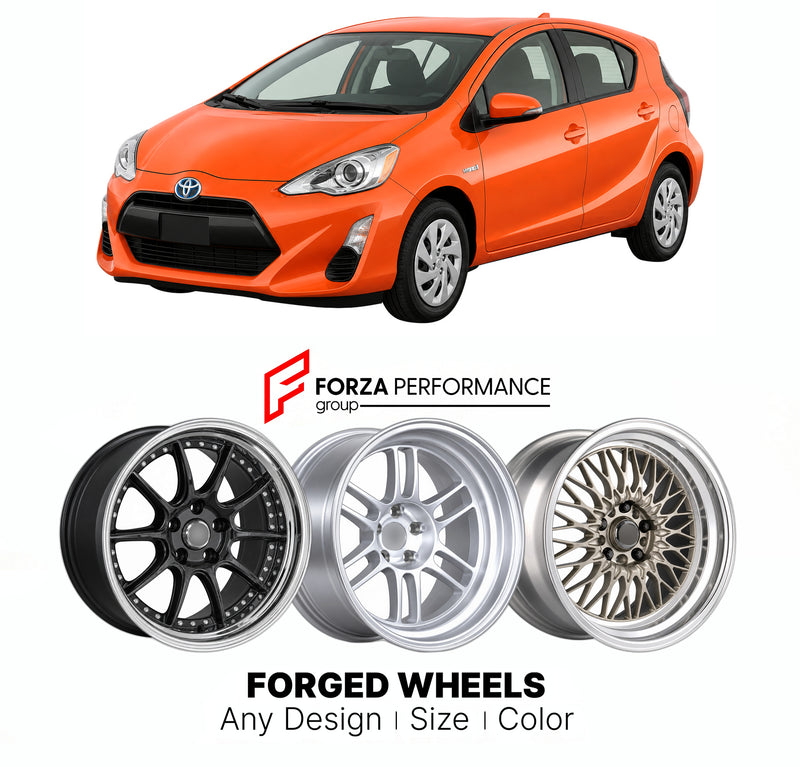 FORGED WHEELS RIMS for TOYOTA PRIUS C NHP10 FACELIFT 2015 - 2021