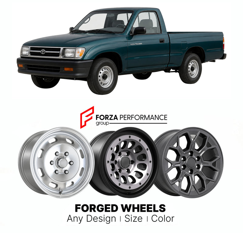 CUSTOM CLASSIC VINTAGE RESTOMOD RETRO OLD SCHOOL FORGED WHEELS RIMS for TOYOTA TACOMA N140 N150 N160 N170 1995 - 2000