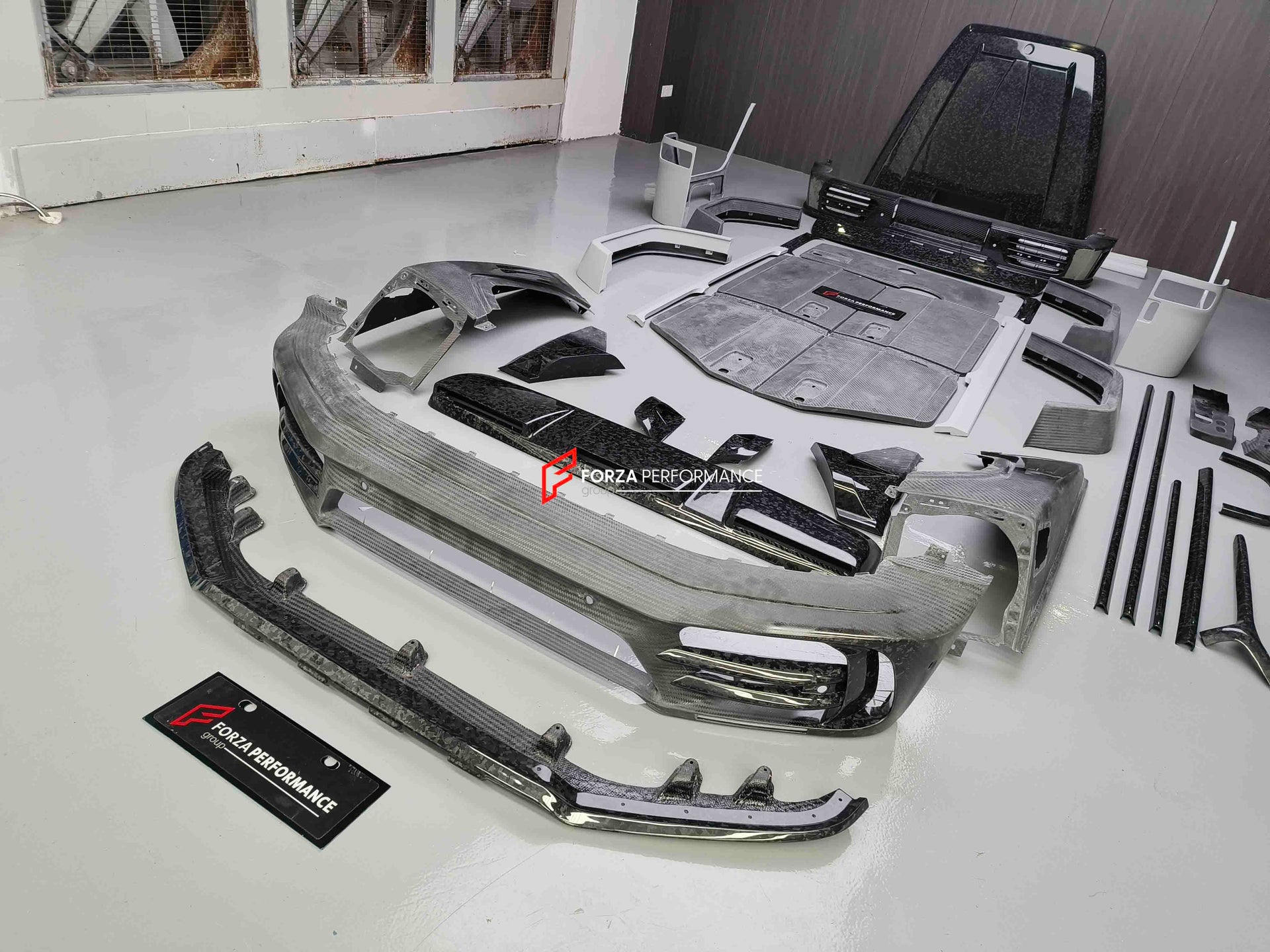 Dry Carbon Fiber Wide Body Kit for Mercedes-Benz G-Class W463A W464 2018+
Set includes:
Front Bumper
LED DRL
Hood | Bonnet
Front Fender Flares
Front Door Panels
Rear Fender Flares
Rear Door Panels
Rear Bumper
Roof Light bar with LED DRL
Roof Spoiler
Material: Dry Carbon Fiber
NOTE: Professional installation is required
Payment ►
Visa
Mastercard
PayPal with a credit card (add 4.4% at checkout)
Payoneer
Cryptocurrency
Shipment ►
By express DHL/UPS/TNT/FedEx
To the local international airport
Special line