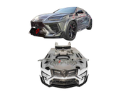 WIDE BODY KIT WITH EXHAUST CATBACK SYSTEM for LAMBORGHINI URUS 2018+
Set includes:
Front bumper
Dry carbon front lip
Dry carbon hood/bonnet
Dry carbon front bumper eyebrows
Front fenders
Front fender flares
Side skirts
Dry carbon roof spoiler
Dry carbon middle decklid spoiler
Dry carbon trunk panel between tail lights
Rear fender flares
Rear bumper
Dry carbon rear bumper side air vents
Dry carbon rear diffuser
Exhaust system with tips
Material: Fiberglass and dry carbon fiber. Optionally for an additiona