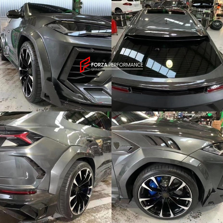 Carbon Wide Body Kit For Lamborghini Urus With Forged Wheels
Set includes:
Front Bumper Assembly
Front Lip
Hood/Bonnet
Mirror Covers
Side Fenders
Side Fender Vents
Side Skirts
Rear Bumper Assembly
Rear Diffuser
Trank Spoiler
Spoiler/Wing
Material: Carbon
Note: Professional installation is required
CONTACT US FOR PRICING
Payment ►
Visa
Mastercard
PayPal with a credit card (add 4.4% at checkout)
Payoneer
Cryptocurrency
Shipment ►
By express DHL/UPS/TNT/FedEx
To the local international airport
Special