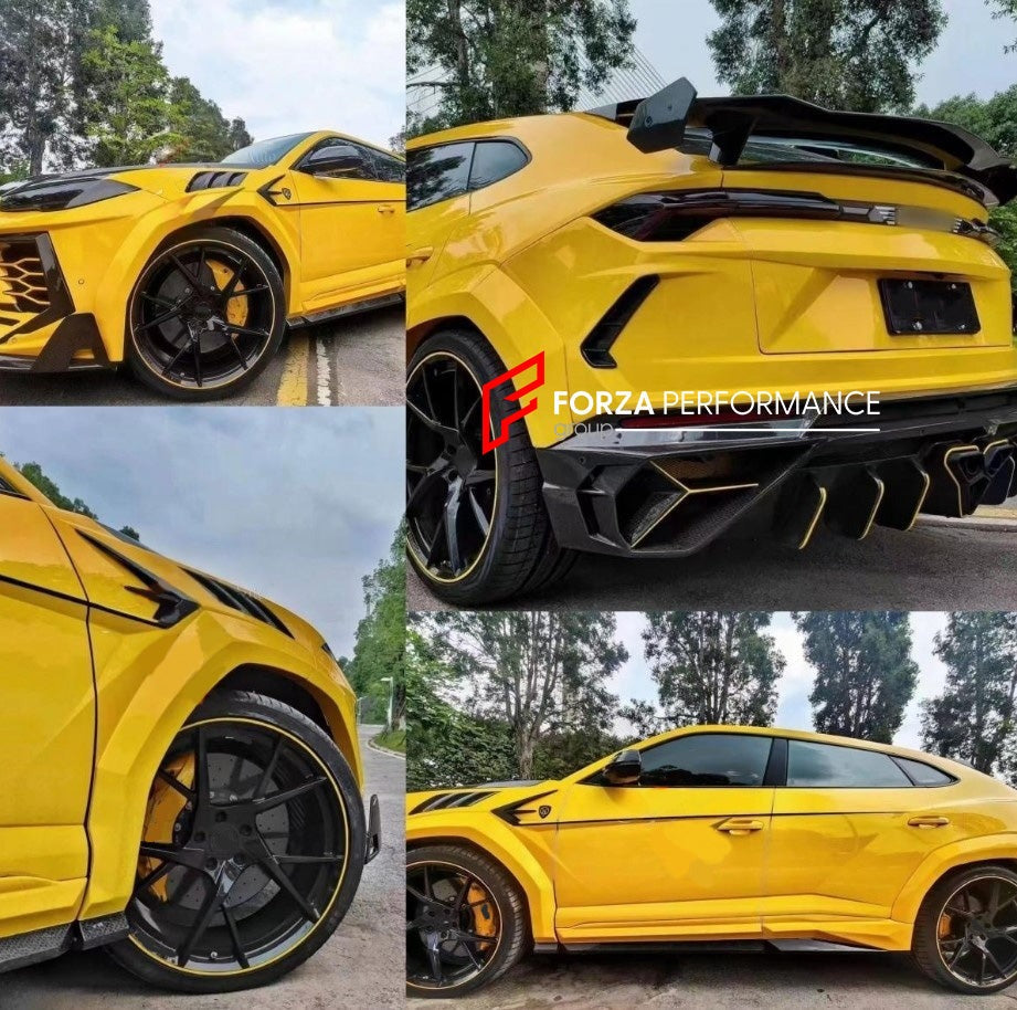 Carbon Wide Body Kit For Lamborghini Urus With Forged Wheels
Set includes:
Front Bumper Assembly
Front Lip
Hood/Bonnet
Mirror Covers
Side Fenders
Side Fender Vents
Side Skirts
Rear Bumper Assembly
Rear Diffuser
Trank Spoiler
Spoiler/Wing
Material: Carbon
Note: Professional installation is required
CONTACT US FOR PRICING
Payment ►
Visa
Mastercard
PayPal with a credit card (add 4.4% at checkout)
Payoneer
Cryptocurrency
Shipment ►
By express DHL/UPS/TNT/FedEx
To the local international airport
Special