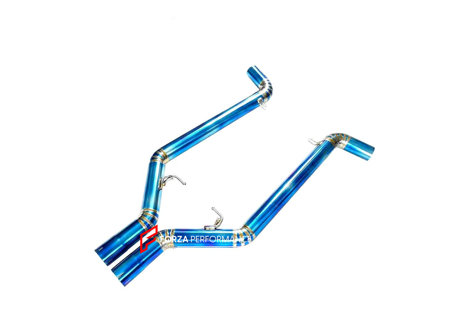 TITANIUM VALVED EXHAUST CATBACK MUFFLER for MASERATI GRANTURISMO 4.2T GT 4.2 SS304 GT 4.7 SS304 4.7 TITAN
Valved exhaust, meaning that has remote, controlled valves - allowing a switch between an aggressive loud sports sound and a sound that is closer to the OEM sound
Set includes:
Center Pipes
Mufflers with valves
Exhaust tips
Valve control box with remote control (you may also reuse your factory exhaust valve motors
Factory exhaust tips must be reused
Material: Stainless steel ( for an extra cost we