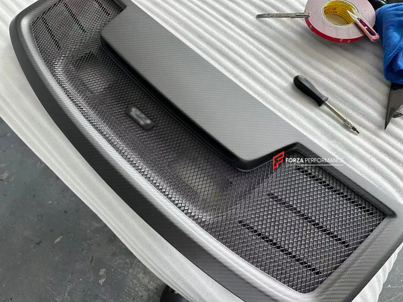 DRY CARBON REAR DECK LID ENGINE COVER AIR VENT for PORSCHE 911 992.1 CARRERA S 2019 - 2025