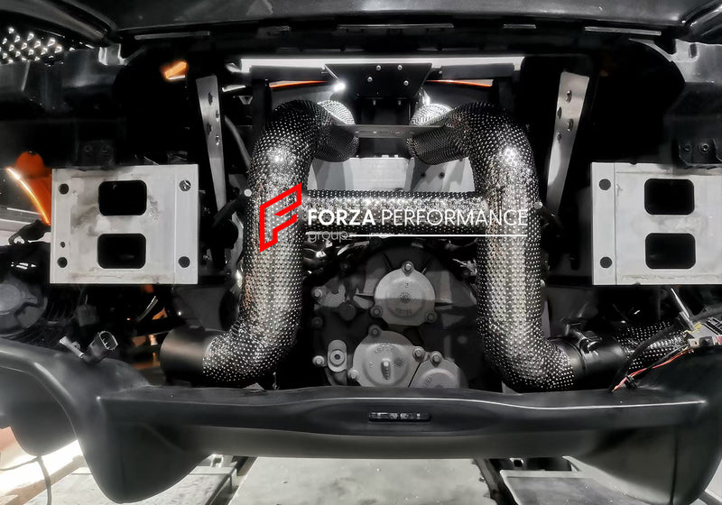 VALVED EXHAUST CATBACK MUFFLER for Mclaren 540C 570S 3.8T