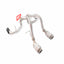 VALVED EXHAUST CATBACK MUFFLER for Mclaren 540C|570S 3.8T