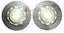 CARBON CERAMIC BRAKE DISK ROTORS FRONT SET for MCLAREN 765LT 2020 - 2023
