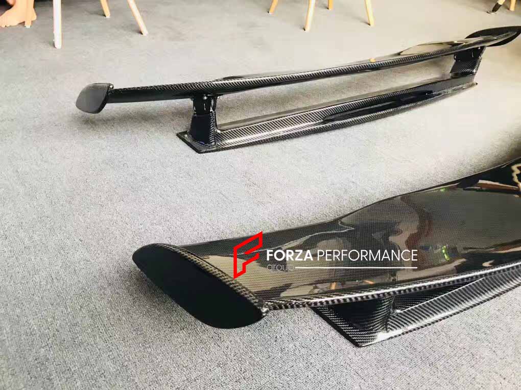 Carbon Fiber Rear Spoiler with lights for AMG GT GTS GTC 2014 - 2017 C190