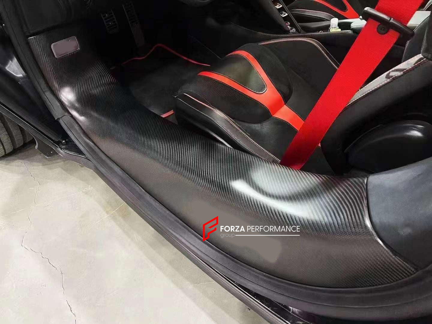 Dry carbon fiber door side sills for MCLAREN 720S 12C 650S 540C 2017+