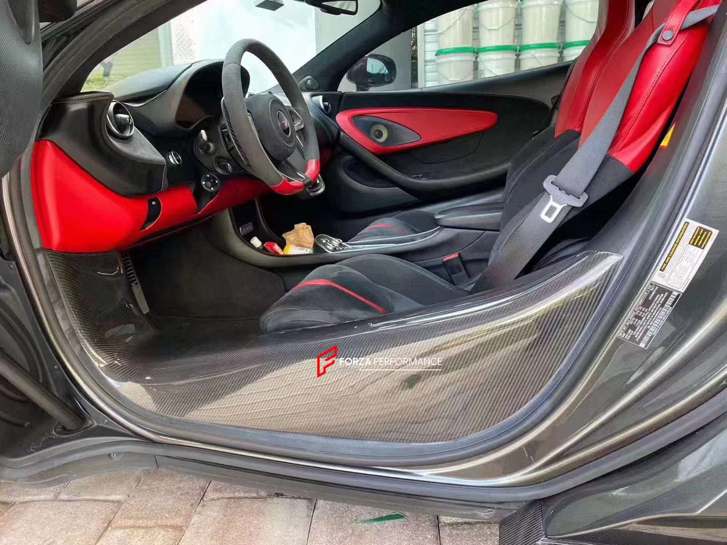 Dry carbon fiber door side sills for MCLAREN 720S 12C 650S 540C 2017+