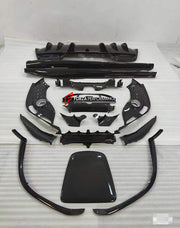 OEM DRY CARBON PARTS for FERRARI GTS GTB 296 2022+  Set includes:  Front Lip Front Bumper Parts Engine Cover Side Skirts Rear Diffuser