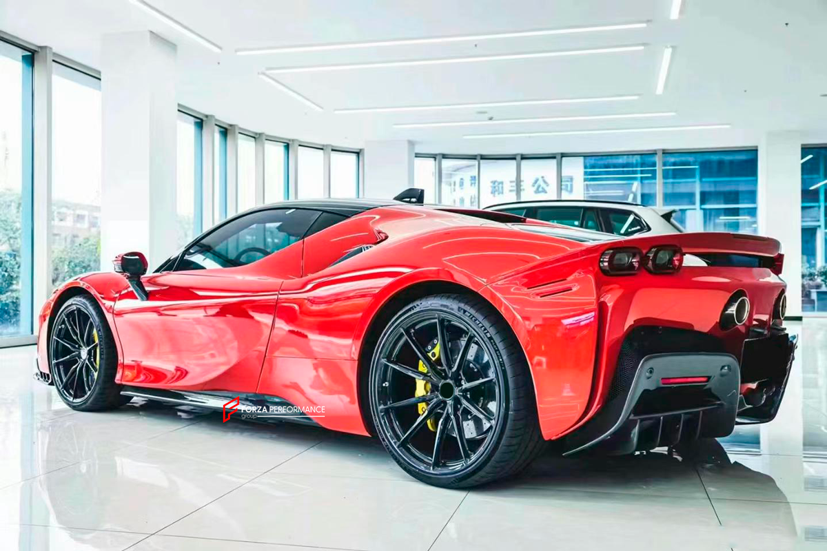DRY CARBON BODY KIT FOR FERRARI SF90 | OEM STYLE
Set includes:
Lower Front Lip
Front Lip
Front Lip Canards
Front Bumper Trims
Side Skirts
Air Inlet Trims
Rear Diffuser
Rear Spoiler
Material: Dry Carbon
* Contact us for pricing
Payment ►
Visa
Mastercard
PayPal with a credit card (add 4.4% at checkout)
Payoneer
Cryptocurrency
Shipment ►
By express DHL/UPS/TNT/FedEx
To the local international airport
Special line by air
Special line by the sea
To Europe and the UK by train
Please let us know which shipp