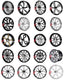 FORZA catalogue sheet 03 - forged wheel designs for HARLEY DAVIDSON FXLR LOW RIDER - Forza Performance
