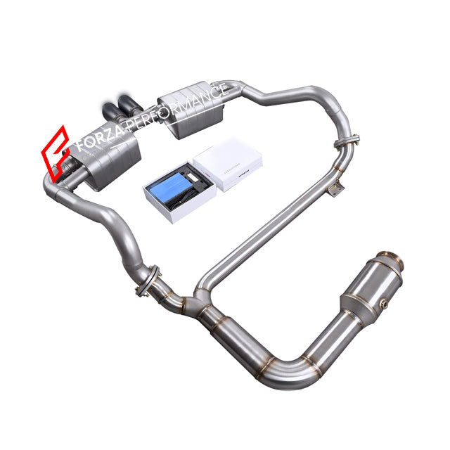 VALVED EXHAUST CATBACK for Porsche 718 Boxster 982 2017+ 2.0 2.5T
