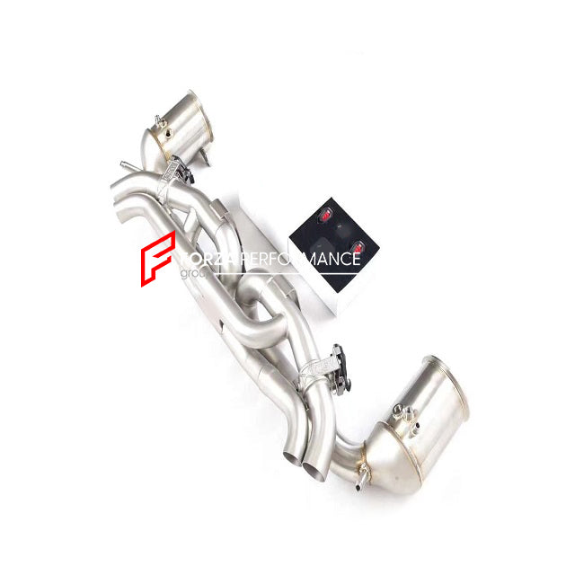 VALVED EXHAUST CATBACK MUFFLER for Porsche Carrera 911/992 3.0T