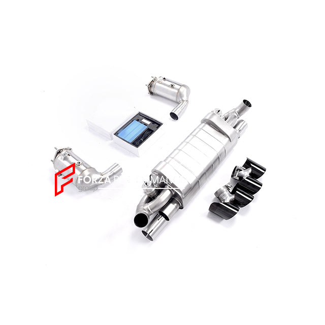 CATTED EXHAUST CATBACK with VALVE for Porsche 991.2 Carrera S 2015+ (3.0)