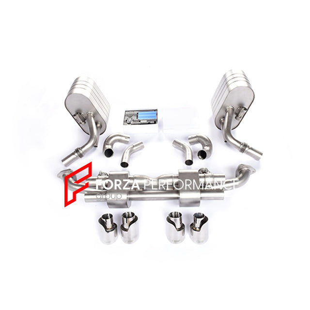 VALVED EXHAUST CATBACK MUFFLER for Porsche 991.1 Carrera S 2011 - 2015