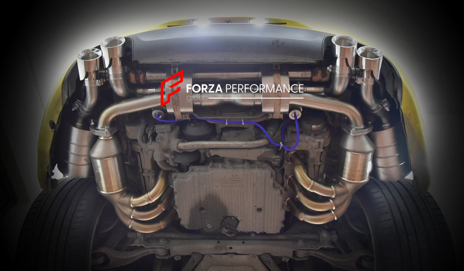 VALVED EXHAUST CATBACK MUFFLER for Porsche 991.1 Carrera S 2011 - 2015