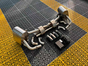 VALVED EXHAUST CATBACK MUFFLER for PORSCHE 911 991.1 CARRERA S 3.4T 3.8T 2011 - 2015
Set includes:
Pair of mufflers with valves
Exhaust tips
Valve control box with remote control (you may also reuse your factory exhaust valve motors)
Factory exhaust tips must be reused
Material: Stainless steel (for an extra cost we can make titanium)
Optional: We can offer downpipe and catless downpipe
Production time: 10 days
FEATURES:
Engineered Digital prototyping using 3D CAD design software, each car model ch