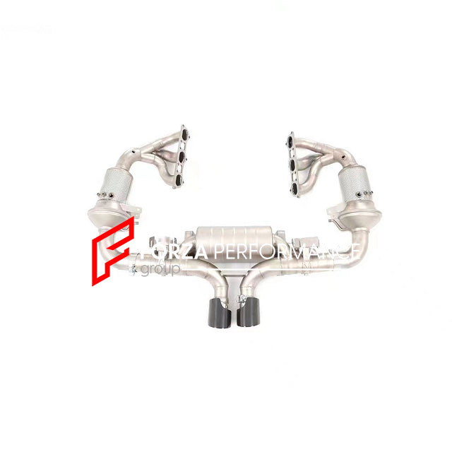 VALVED EXHAUST CATBACK MUFFLER for Porsche  911 GT3  992 4.0T