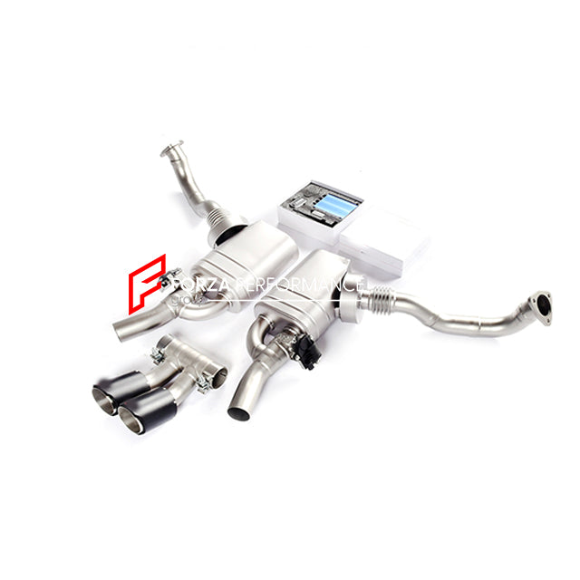 VALVED EXHAUST CATBACK for Porsche Boxster 987.2 2009-2012 2.7 3.4T