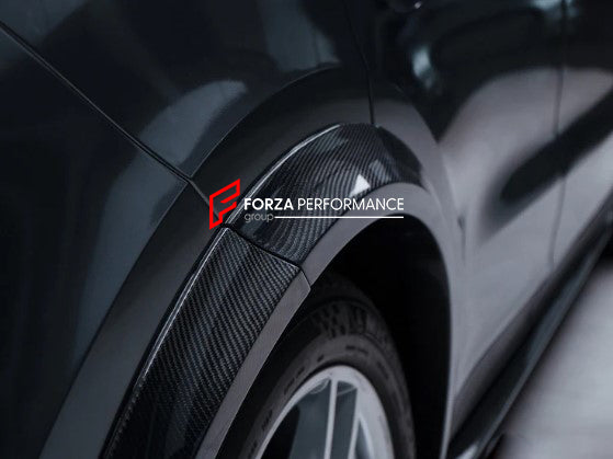 CARBON BODY KIT for PORSCHE CAYENNE 9Y 2019 - 2023  Set includes:  Front Lip Front Vent Covers Rear Diffuser Rear Spoiler Side Skirts Side Fenders