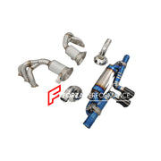 VALVED EXHAUST CATBACK TITANIUM MUFFLER for Porsche  911 GT3 992 4.0T