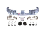 TURBO GT STYLE DRY CARBON BODY KIT for PORSCHE CAYENNE 9Y0 2018 - 2023  Set includes:   Front Bumper Front Vent Covers Side Fenders Side Skirts Wheel Arches Rear Diffuser Exhaust tips with mufflers