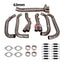 RACING TITANIUM MOTORCYCLE EXHAUST SYSTEM for SUZUKI GSX 1300R HAYABUSA GEN3 2021+
Set include:
Header
4-2-1 Merge Collectors
Mid pipe
Exhaust Slip On
Material: Titanium + Stainless Steel
NOTE: Professional installation is required.
FEATURES:
Engineered Digital prototyping using 3D CAD design software, each car model chassis has been 3D laser scanned in the factor
Factory run all test cars on Italian 1200HP Dyno machine, to make the best performance design of exhaust
CNC bending machine accurate