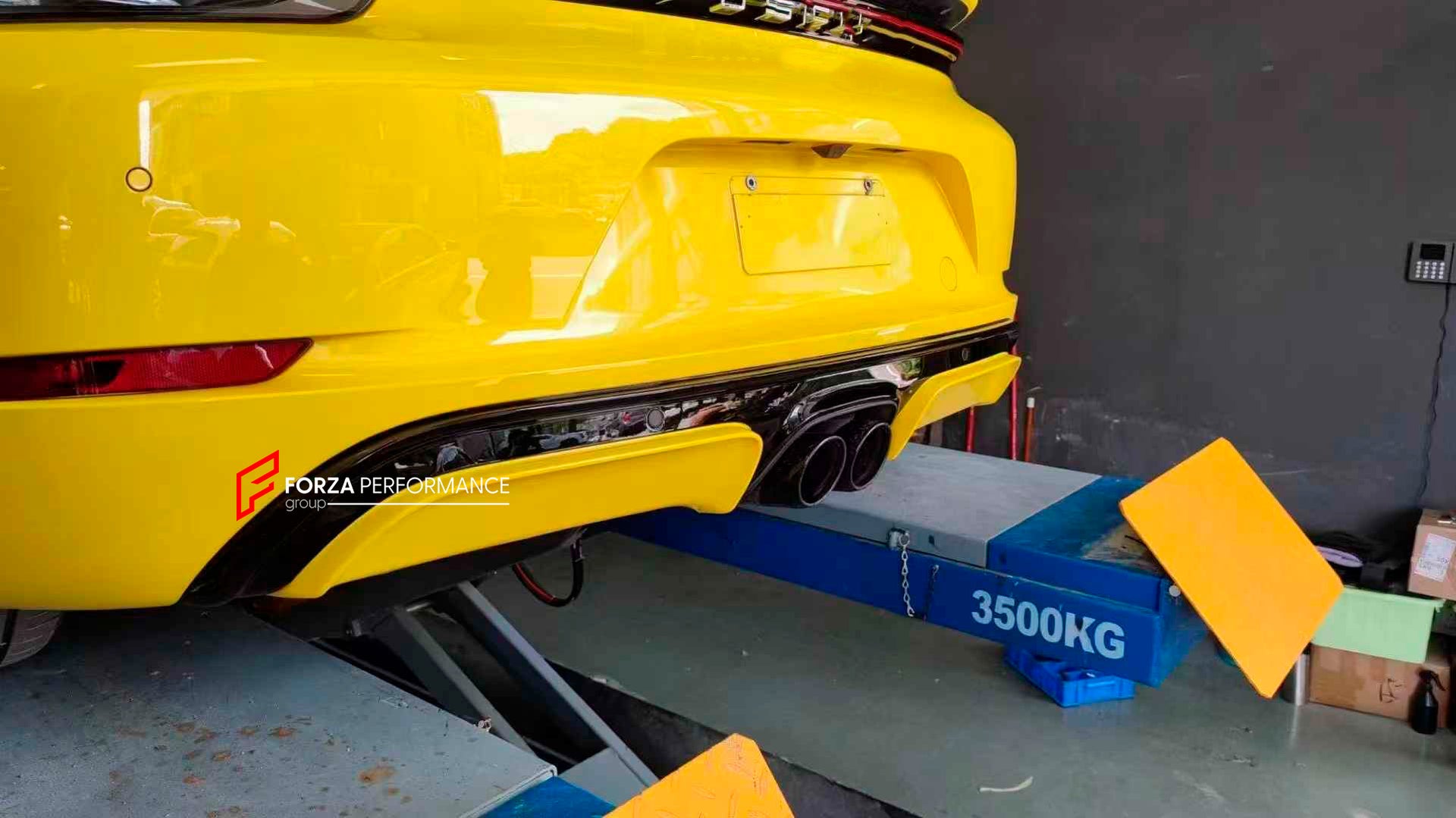 CONVERSION UPGRADE REAR BUMPER AND DIFFUSER for PORSHCE 718 982 CAYMAN BOXSTER 2016+ upgrade to GTS
Set includes:
Rear Bumper
Rear Diffuser
Material: Plastic
NOTE: Professional installation is required. Factory LED DRL must be reused.
CONTACT US FOR PRICING