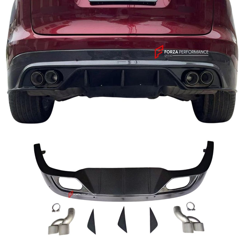 REAR DIFFUSER for JAGUAR F-PACE X761 2015 - 2020
