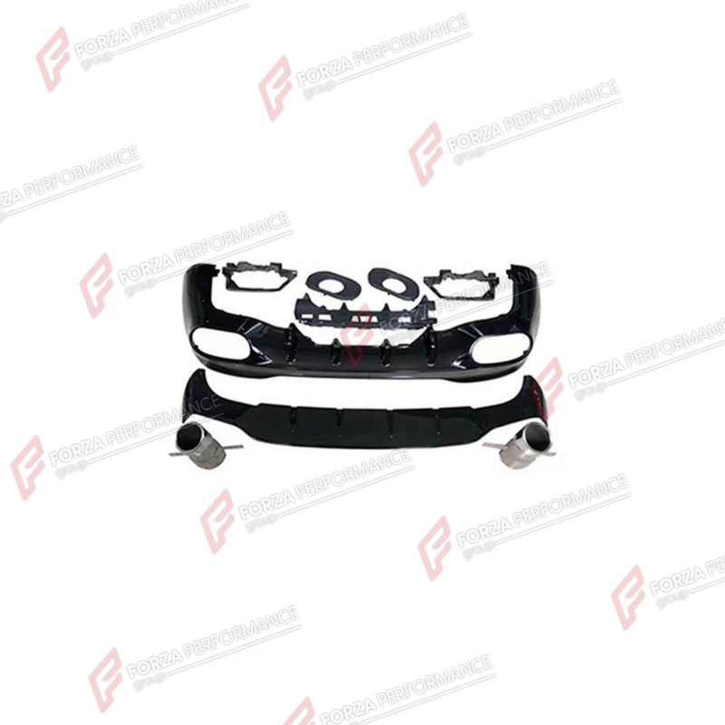 REAR DIFFUSER WITH EXHAUST TIPS for MERCEDES-BENZ CLA-CLASS C118 2019 - 2023