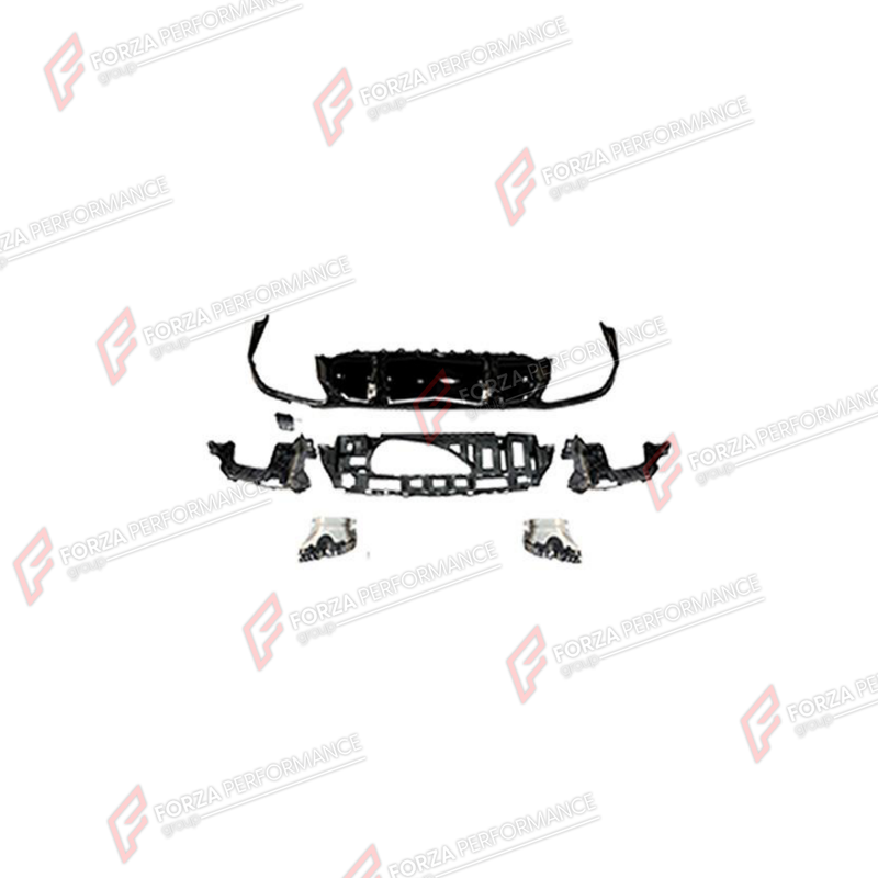 REAR DIFFUSER WITH EXHAUST TIPS for MERCEDES-BENZ E-CLASS W213 2016 - 2023