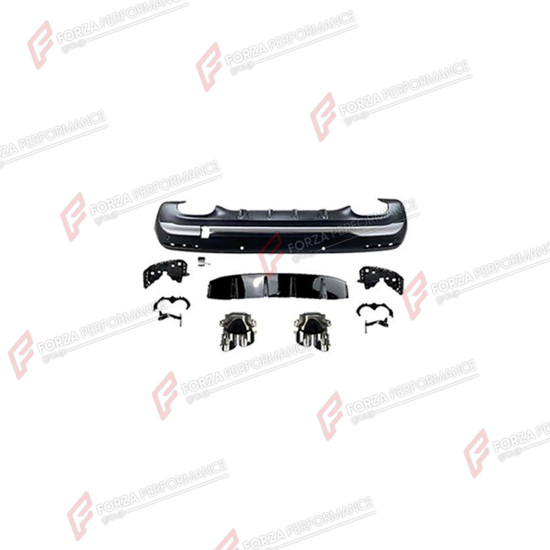REAR DIFFUSER WITH EXHAUST TIPS for MERCEDES-BENZ GLA-CLASS H247 2020 - 2023
