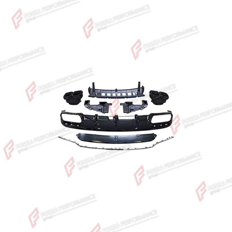 REAR DIFFUSER WITH EXHAUST TIPS for MERCEDES-BENZ S-CLASS COUPE C217 2015 - 2017