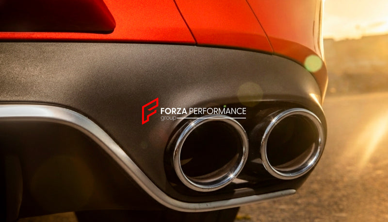 REAR DIFFUSER with EXHAUST TIPS for MERCEDES BENZ BENZ E400 E300 E200 with AMG PACKAGE INTO E63 W214 2023 - 2024