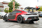 REAR SPOILER with ENGINE COVER and DECKLID for PORSCHE 911 992 CARRERA GTS UPGRADE to GT3 RS 2019+
Set includes:
Rear Spoiler
Engine Cover
Decklid
Material: Real carbon fiber
Production time: 14 days
NOTE: Professional installation is required.
CONTACT US FOR PRICING
Payment ►
Visa
Mastercard
PayPal with a credit card (add 4.4% at checkout)
Payoneer
Cryptocurrency
Shipment ►
By express DHL/UPS/TNT/FedEx
To the local international airport
Special line by air
Special line by the sea
To Europe and